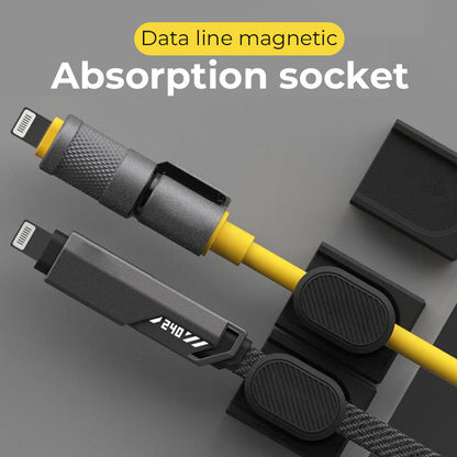 Magnetische Absorptionsbuchse für Datenleitungen